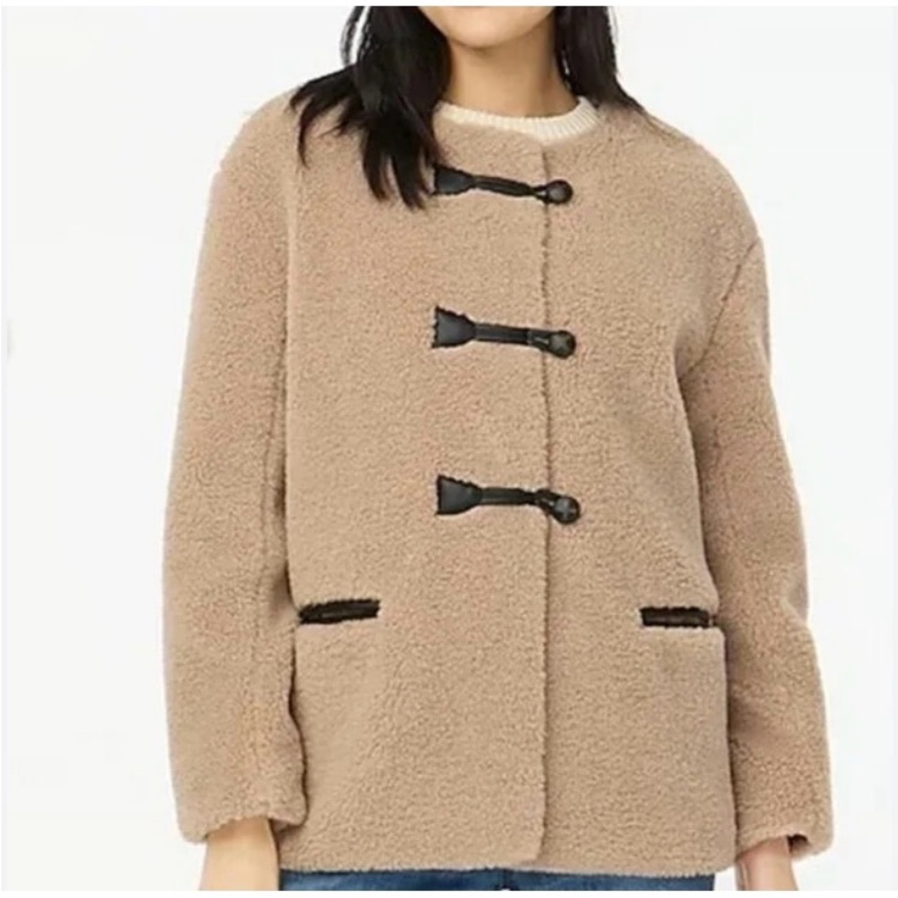 J Crew Sherpa teddy jacket XS/ S